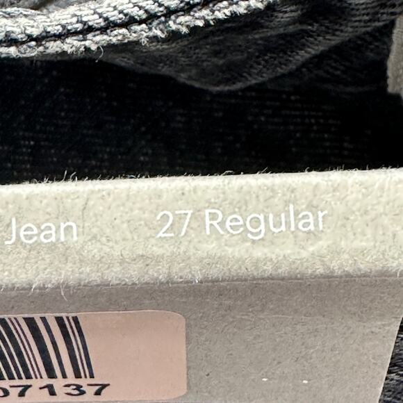 Everlane The Curvy ’90s Cheeky Straight Jean Washed Black Women's 27R NWT - Picture 12 of 13